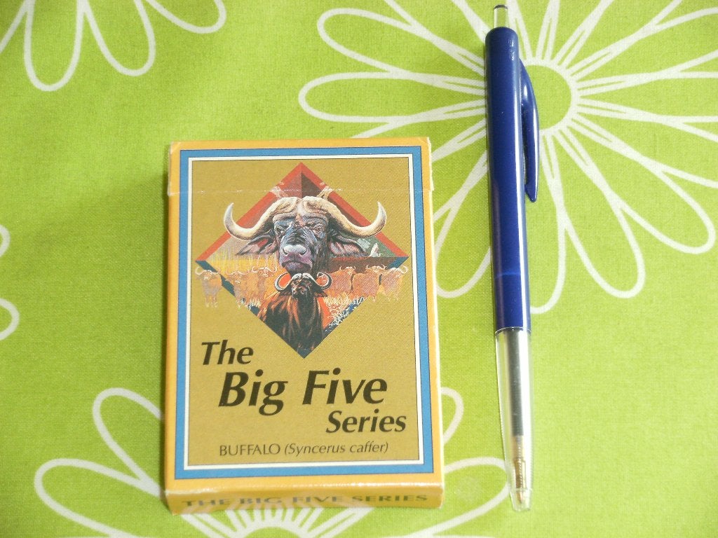 Nieuwe The Big Five Series buffalo speelkaarten, Ophalen of Verzenden, Zo goed als nieuw, Speelkaart(en)
