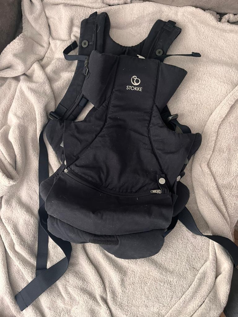 Stokke MyCarrier Draagzak, Kinderen en Baby's, Babydragers en Draagdoeken, Overige merken, Buik of Rug, Ophalen of Verzenden, Zo goed als nieuw