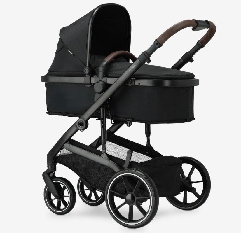 Deryan Noa 3-in-1 kinderwagen – zwart – bijna nieuwstaat, Kinderen en Baby's, Zo goed als nieuw, Combiwagen, Met autostoeltje