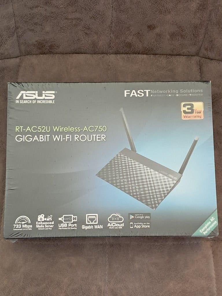 Asus RT-AC52U Router - (750Mbps) - nieuw, Verzenden, Nieuw, Router, Asus