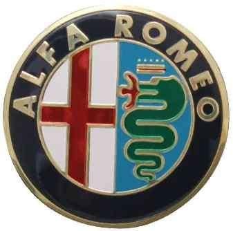 Alfa Romeo naafdop sticker, Verzenden