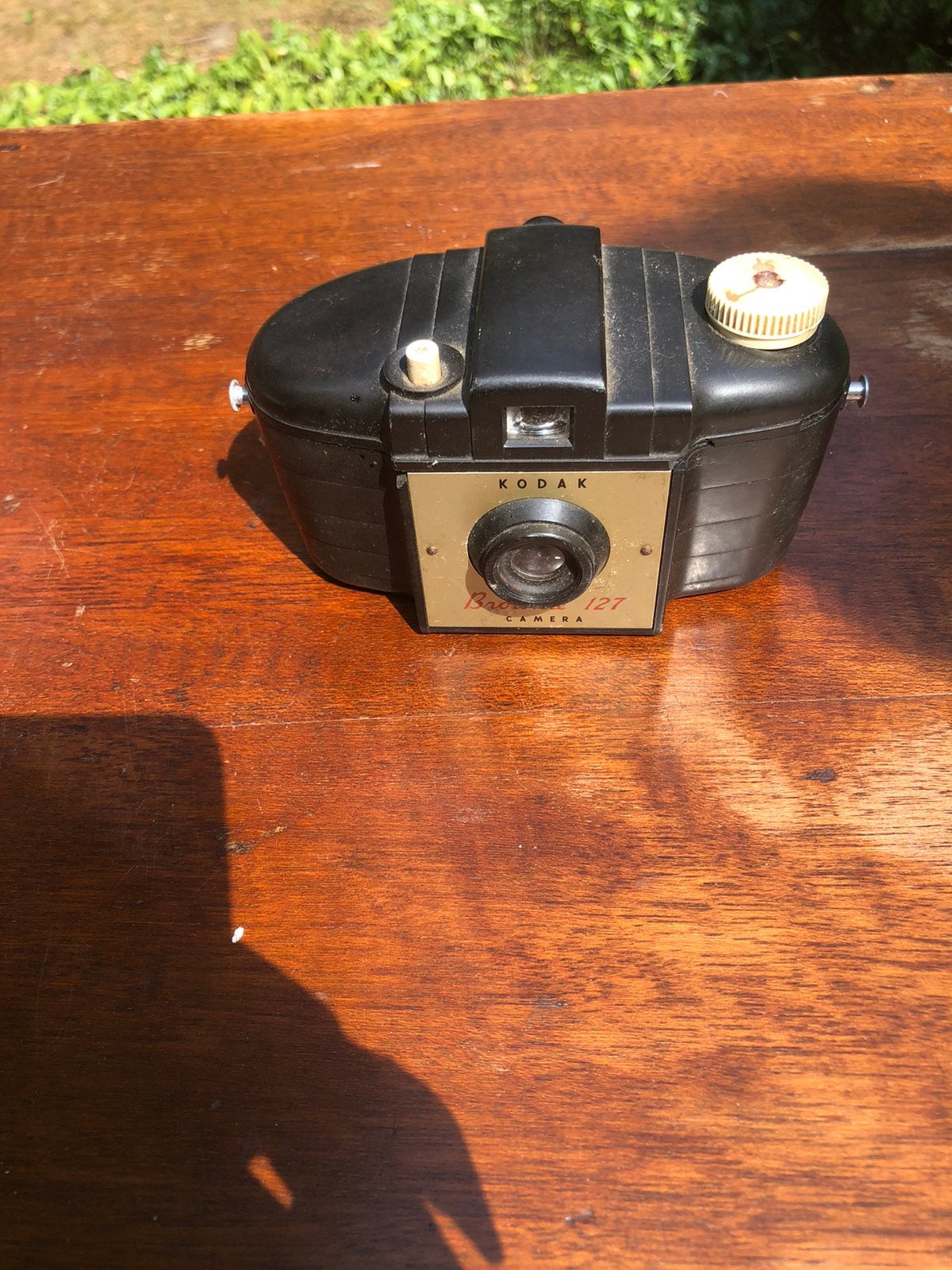 Vintage Kodak Brownie 127 camera – Bakeliet (jaren '50), Ophalen, Zo goed als nieuw, Compact, Kodak