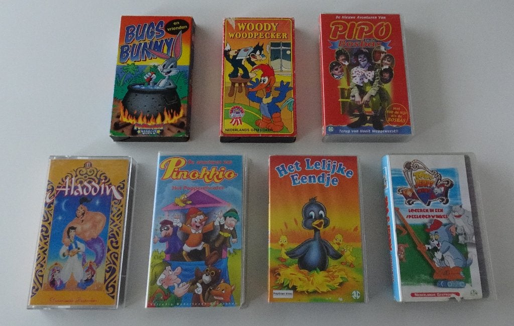 7 Tekenfilms voor Kinderen op Videoband, Cd's en Dvd's, VHS | Kinderen en Jeugd, Ophalen, Alle leeftijden, Kinderprogramma's en -films