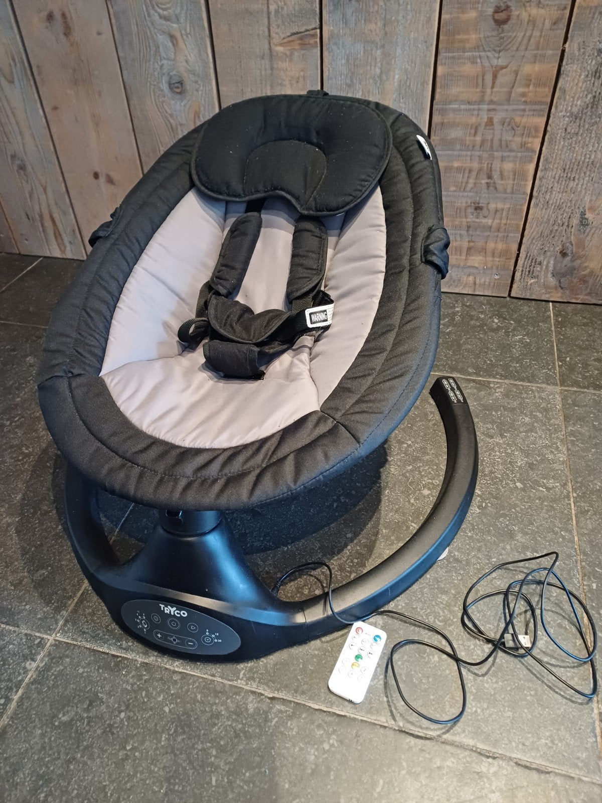 Baby wiegstoeltje met muziek, Verstelbaar, Wipstoel, Zo goed als nieuw, Ophalen