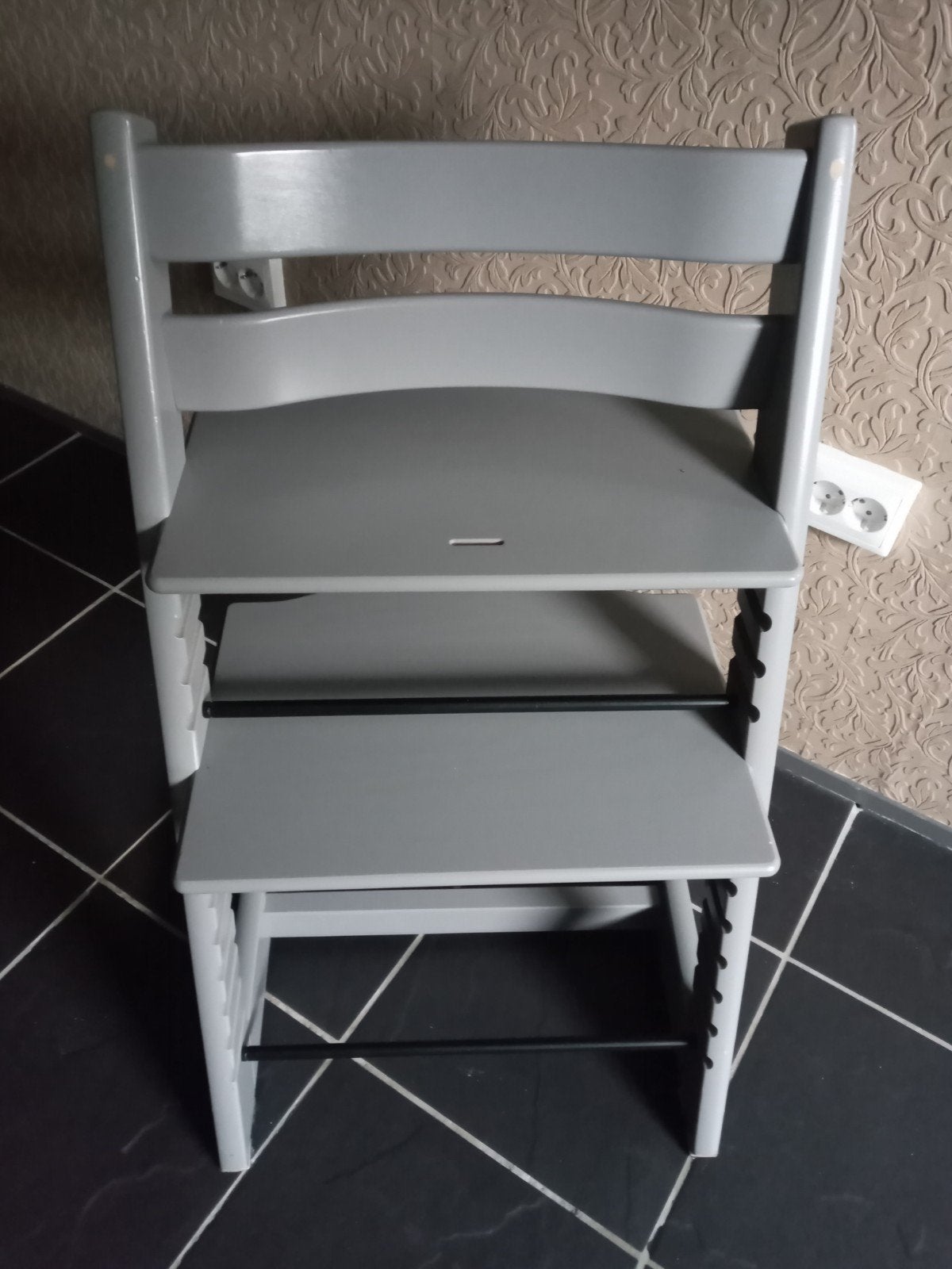 stokke tripp trapp nieuw model origineel grijs, Kinderen en Baby's, Ophalen, Zo goed als nieuw, Meegroeistoel