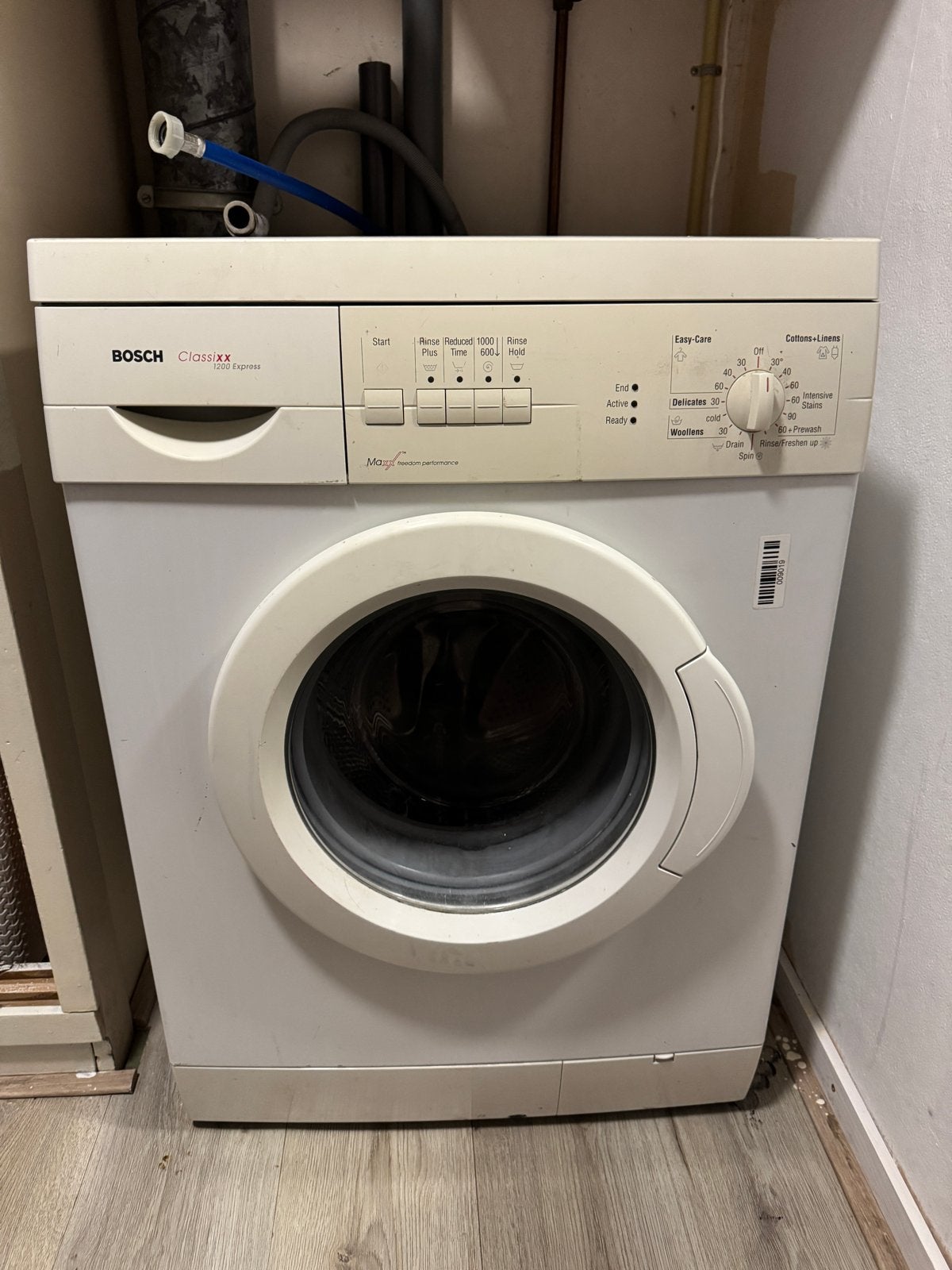 Bosch Clasixx 1200 Express Wasmachine - Werkt prima!, Ophalen, Gebruikt, Voorlader, Kort programma