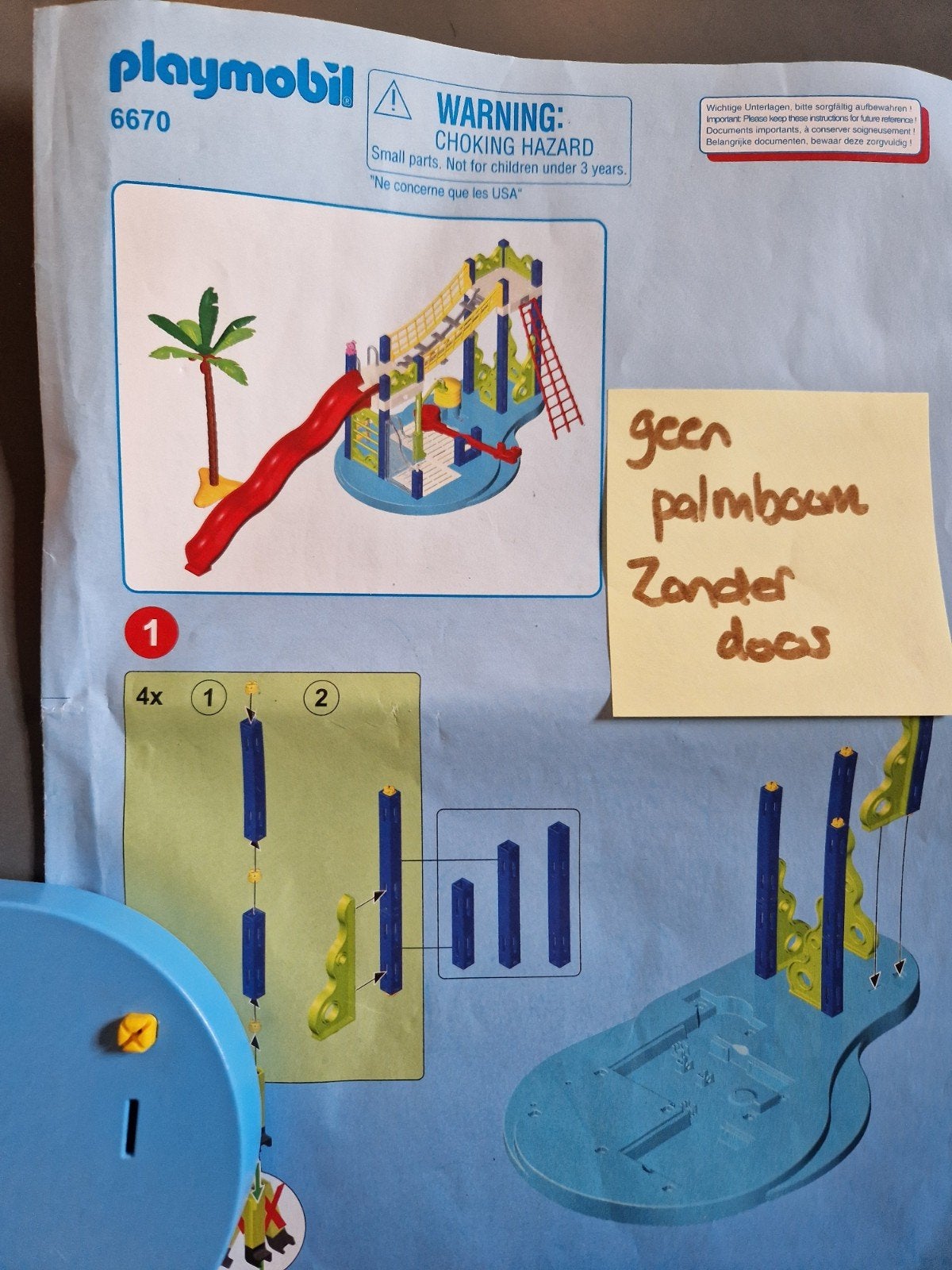 Playmobil 6670, Kinderen en Baby's, Speelgoed | Houten speelgoed, Ophalen of Verzenden, Gebruikt