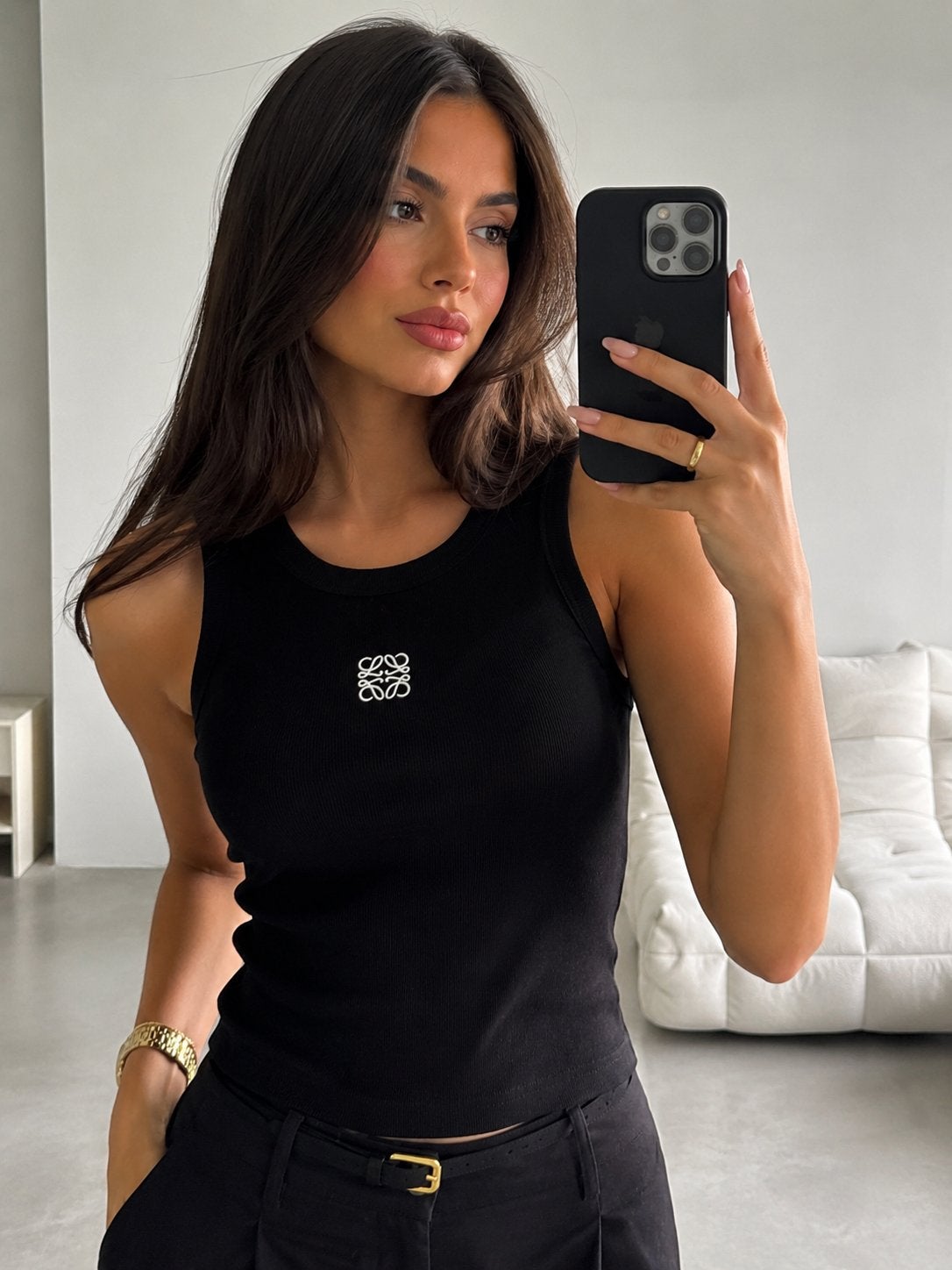 Top zwart niet gebruikt, Kleding | Dames, Zwart, Ophalen of Verzenden, Zo goed als nieuw, Maat 36 (S)