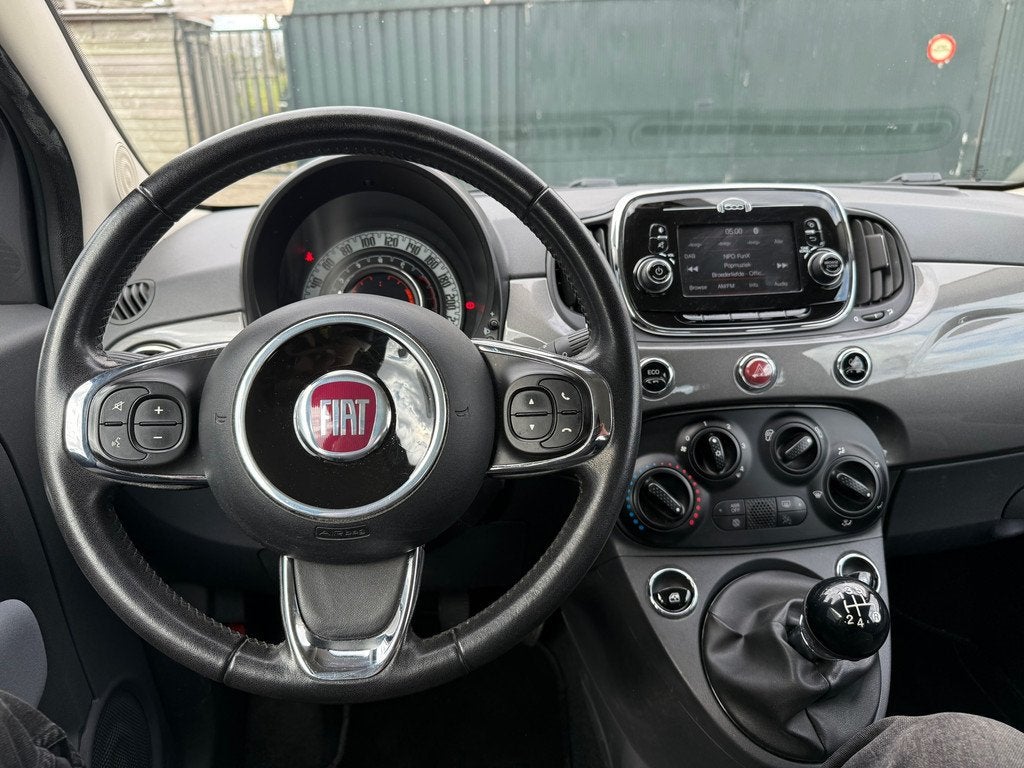 Fiat 500 0.9 TwinAir Turbo Popstar Navi/Nieuwe Koppeling/Gar, Auto's, Voorwielaandrijving, Gebruikt, 905 kg, Origineel Nederlands