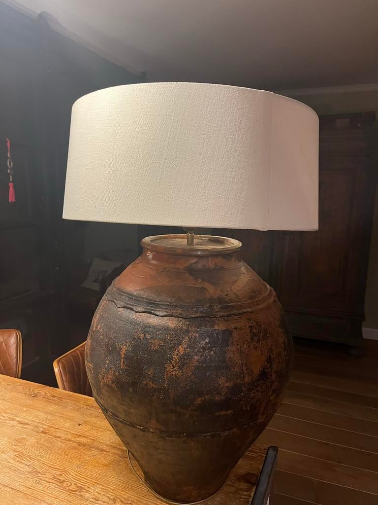 Lamp en kap, Huis en Inrichting, Lampen | Overige, Zo goed als nieuw, Ophalen