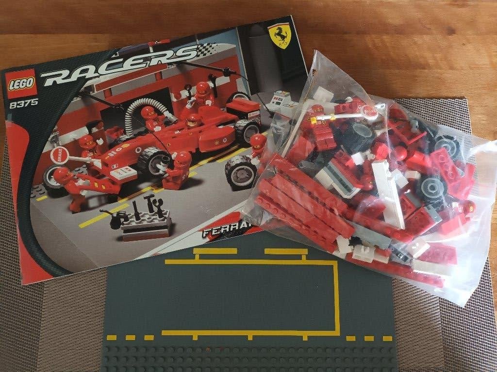 Lego 8673 Ferrari F1 Fuel Stop, Gebruikt, Lego, Ophalen of Verzenden, Complete set
