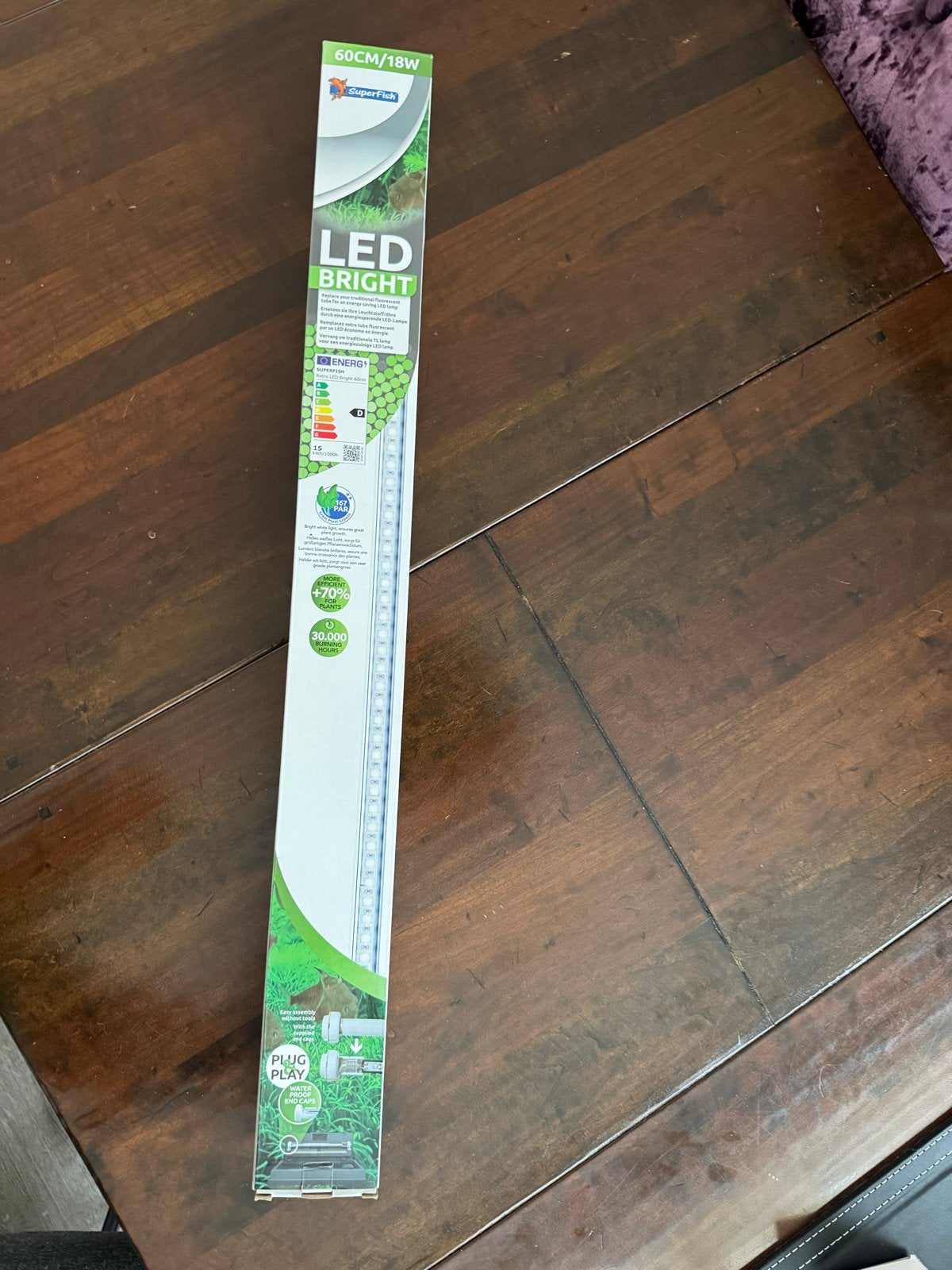 SuperFish retro LED bright 60cm 18W T8 & J-T5 verlichting, Ophalen, Nieuw, Verlichting of Verwarming, Superfish