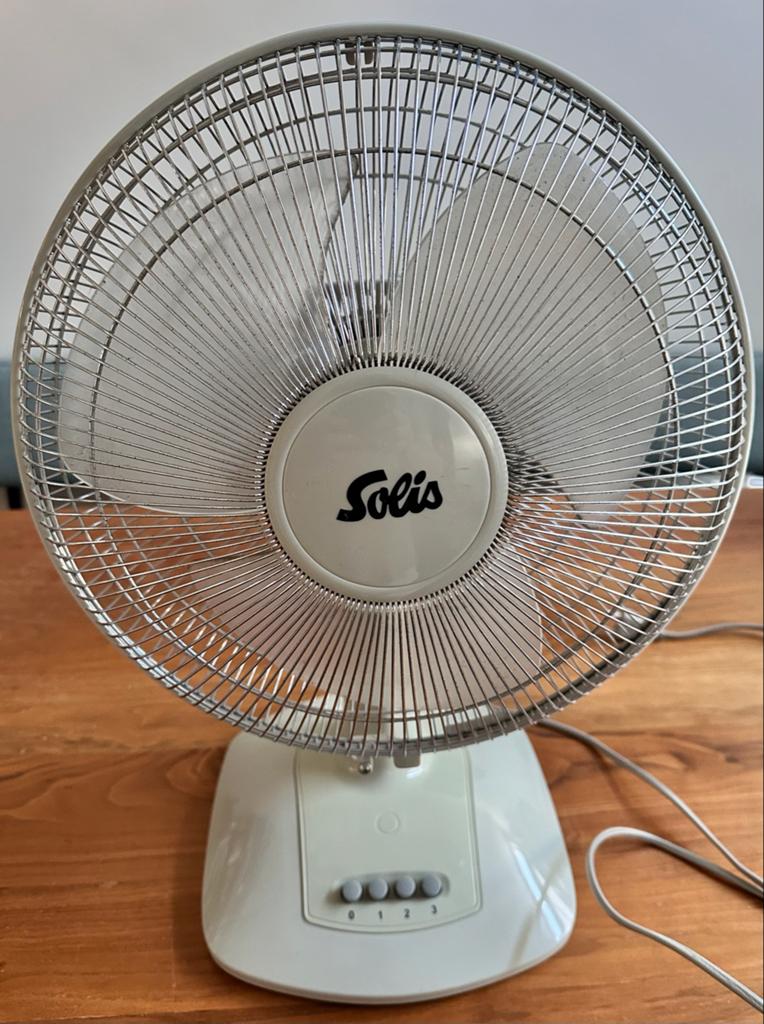 Solis Tafelventilator - stil, Ophalen of Verzenden, Gebruikt, Tafelventilator