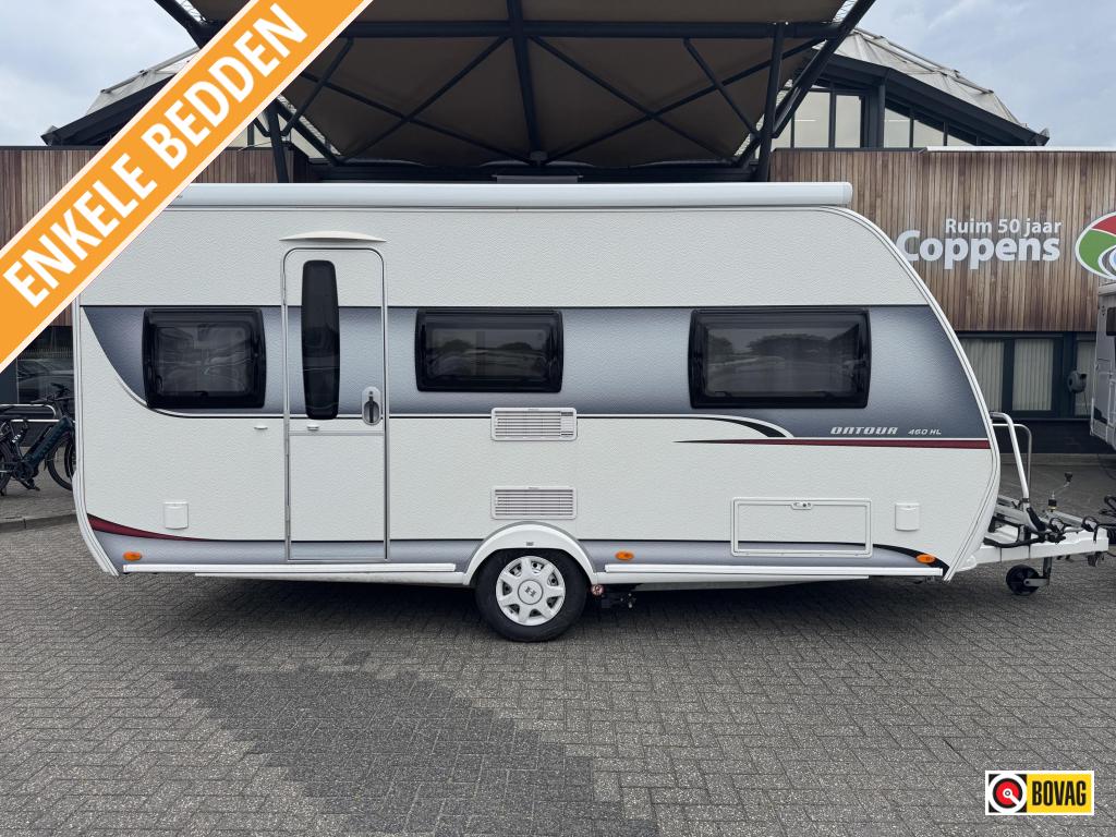 Hobby On Tour 460 HL 2017 Mover,Airco,Luifel!!, Caravans en Kamperen, Hobby, Overige typen, Bedrijf, Treinzit