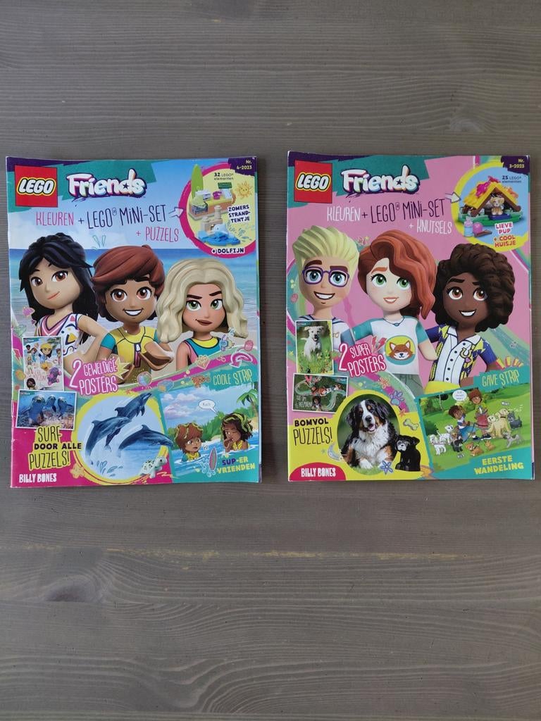 Lego Friends magazines - 2 stuks, Ophalen of Verzenden, Gelezen, Overige typen