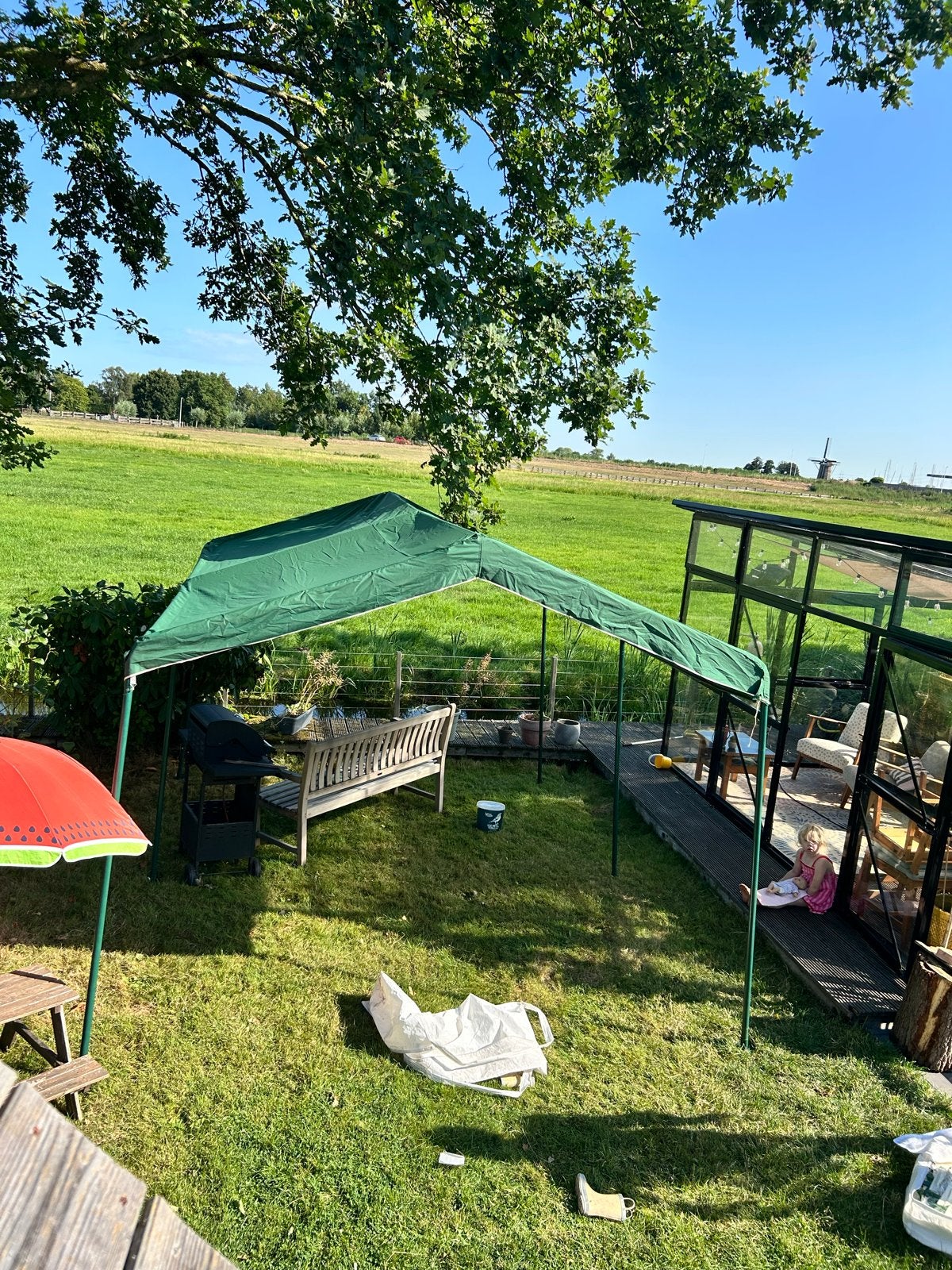Partytent / Feesttent - 4x3 meter, Ophalen, Gebruikt