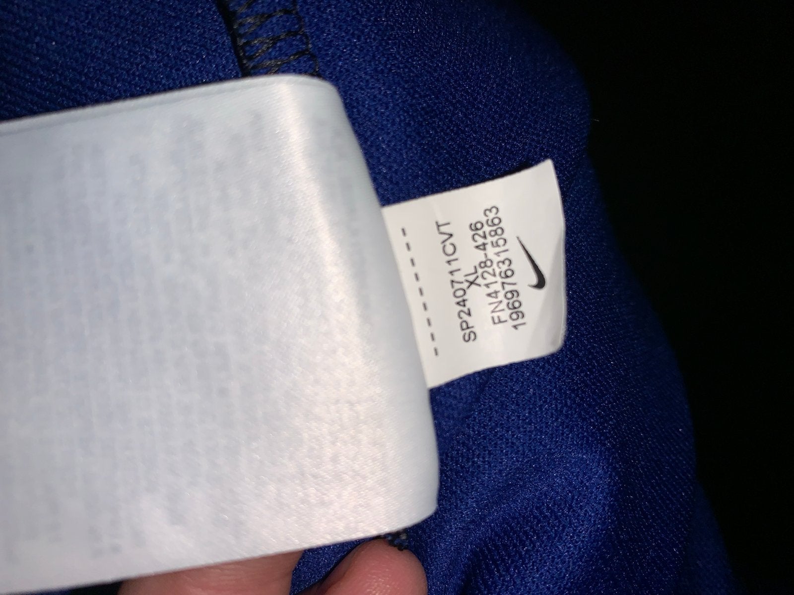 Nike Chelsea FC Trainingsshirt - Zwart/Blauw - Maat XL, Zwart, Maat 56/58 (XL), Ophalen of Verzenden, Zo goed als nieuw