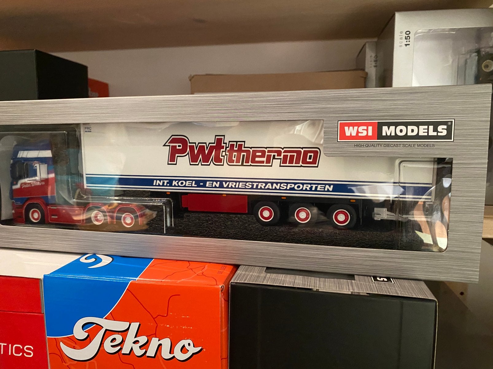WSI Scania PWT, Hobby en Vrije tijd, Modelauto's | 1:50, Ophalen of Verzenden, Nieuw, Bus of Vrachtwagen, Wsi