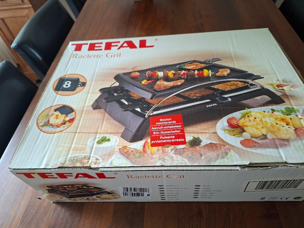 Tefal Raclette Gril, Ophalen, Zo goed als nieuw, Tafelgrill
