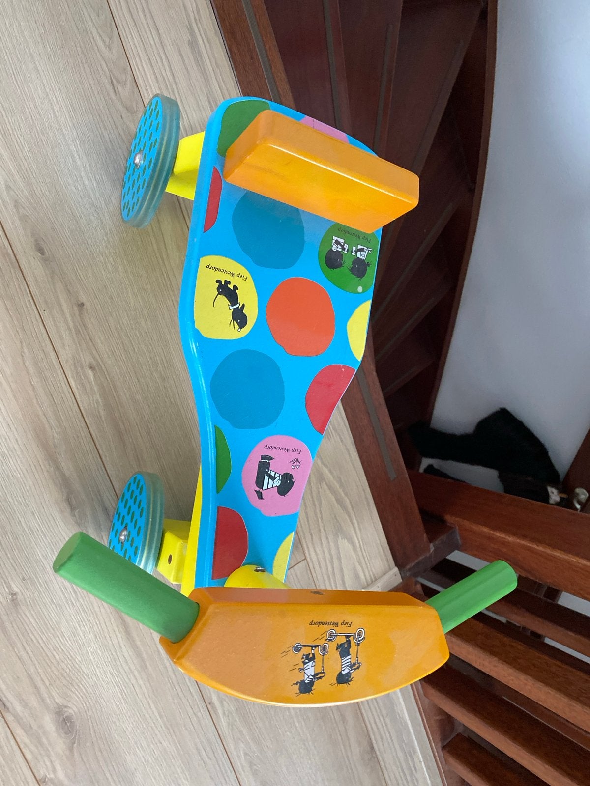 Degelijke Houten loopfiets Jip en Janneke weinig gebruikt !, Ophalen of Verzenden, Zo goed als nieuw, Loopfiets