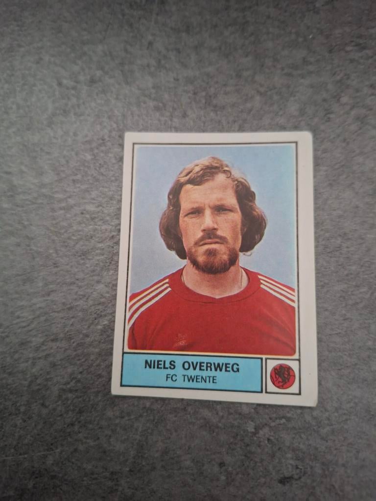 Panini sticker Voetbal 78. Speler Niels Overweg FC Twente., Verzenden, Zo goed als nieuw, Sticker