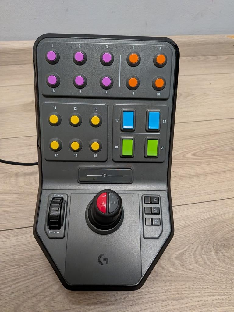 Logitech Side Panel Buttonbox, Computers en Software, Joysticks, Ophalen of Verzenden, Zo goed als nieuw, Logitech