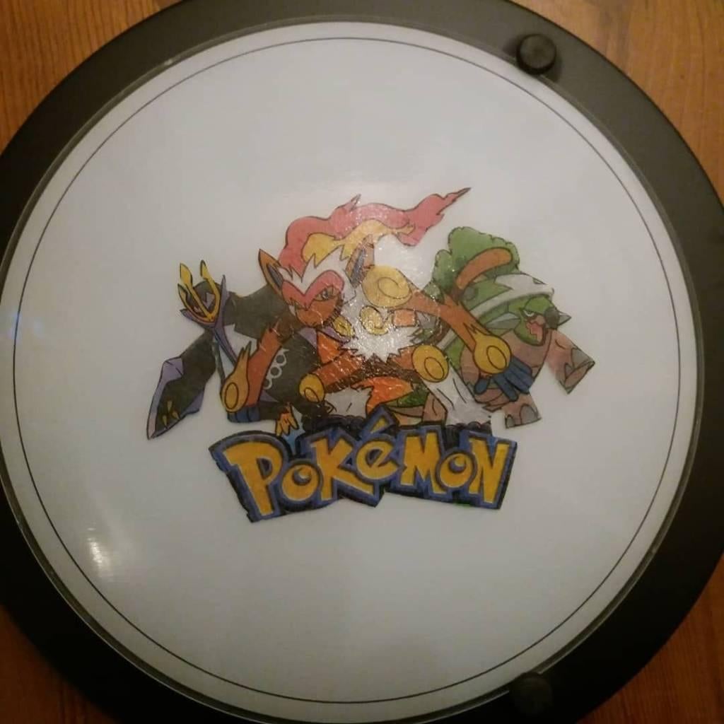 Klok Naambordje of Lamp Pokemon of Stitch, Ophalen of Verzenden, Nieuw, Lamp