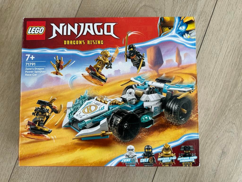 Lego Ninjago 71791 Zane's Draken Power Spinjitzu Raceauto, Ophalen, Inclusief minifiguren, Lego, Zo goed als nieuw