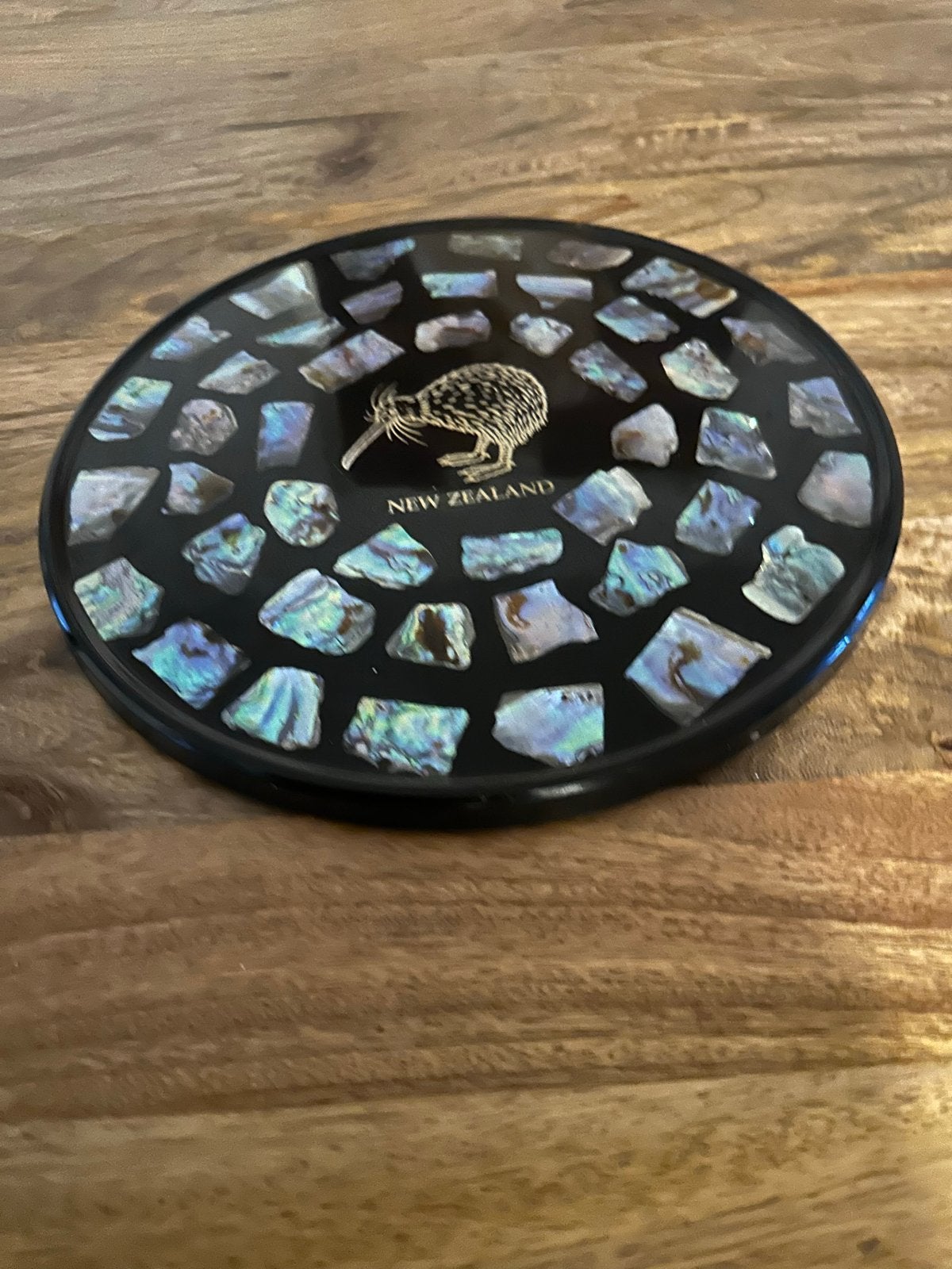 Decoratief bord met Nieuw-Zeelandse Kiwi, Ophalen of Verzenden