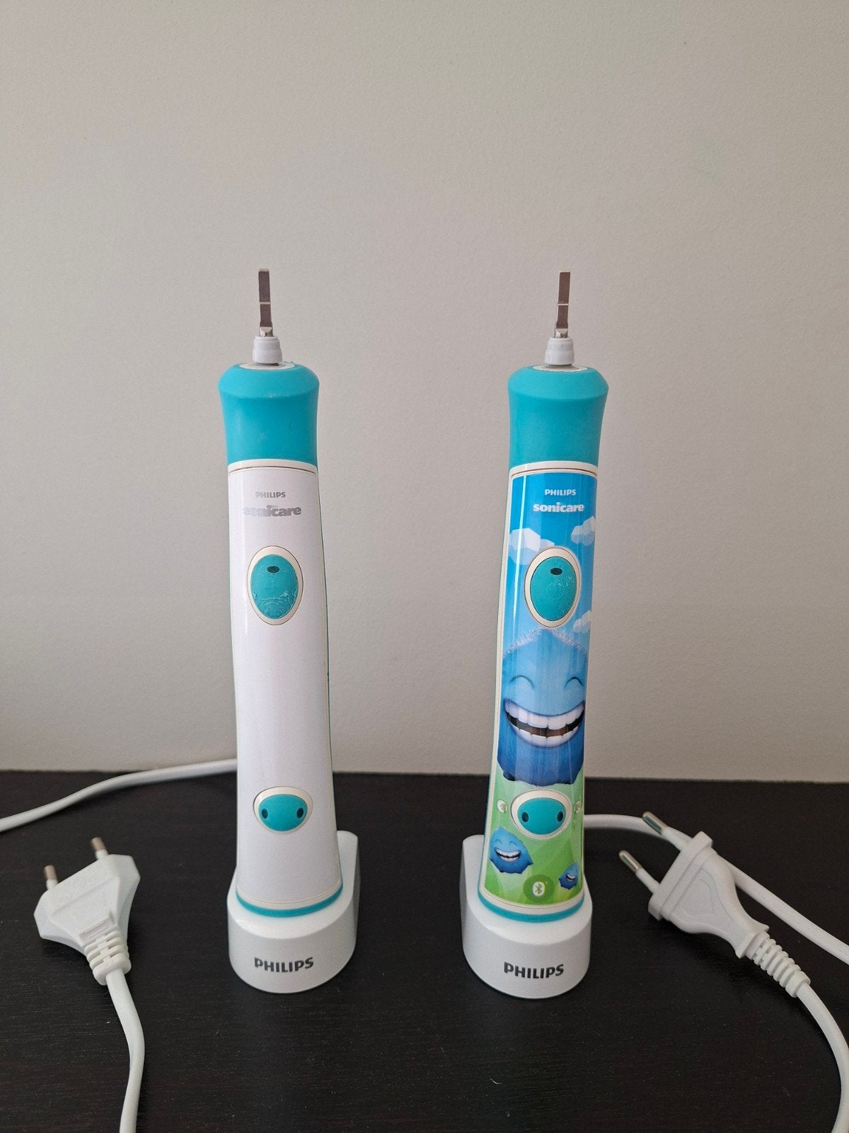 2x werkende Philips Sonicare elektrische kids tandenborstel, Ophalen of Verzenden, Gebruikt, Mondverzorging