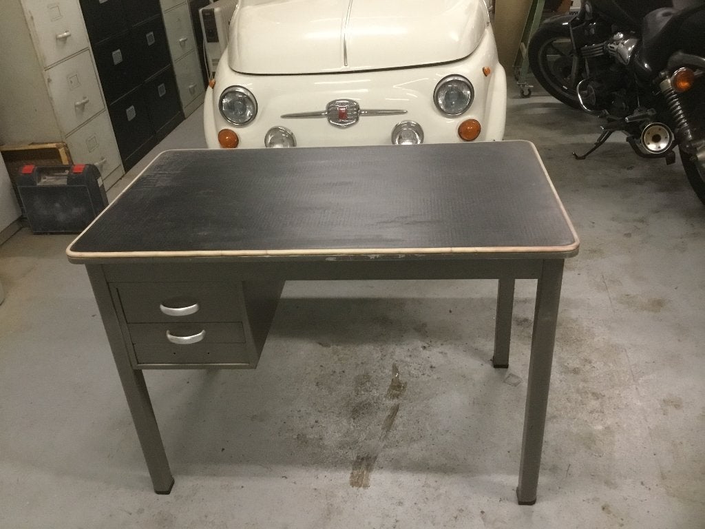 Gispen tafel, Ophalen, Gebruikt, 50 tot 100 cm, Metaal