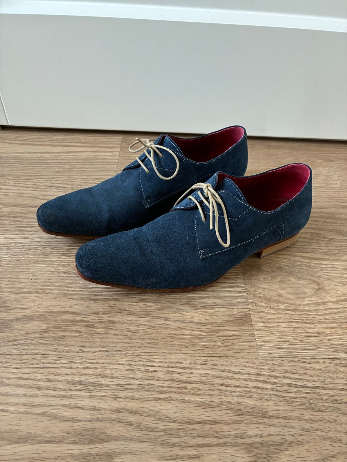 Roka Nette Schoenen - Maat 42 - Blauw Suède, Ophalen, Blauw, Gedragen, Veterschoenen