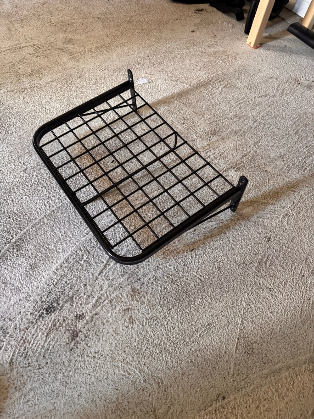 BIKERGARDEROBE DUO - Zwart metalen wandkapstok, Zo goed als nieuw, Minder dan 100 cm, Metaal, Ophalen