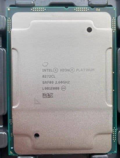 Intel Xeon Platinum 8272CL CPU 26Cores 52 Threads – LGA3647, Computers en Software, Processors, Zo goed als nieuw, 3 tot 4 Ghz