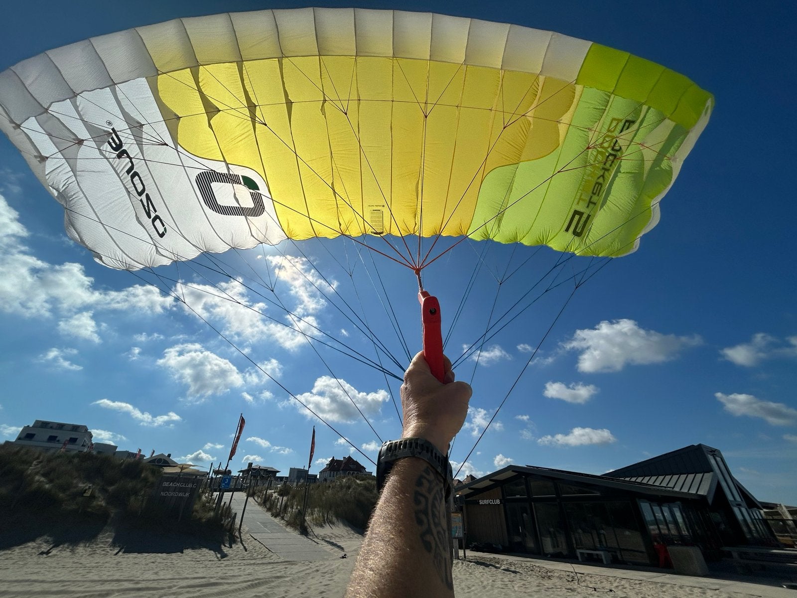 Ozone Parawing Pocket Rocket 5,0 v1, Ophalen of Verzenden, Wingsurf-wing