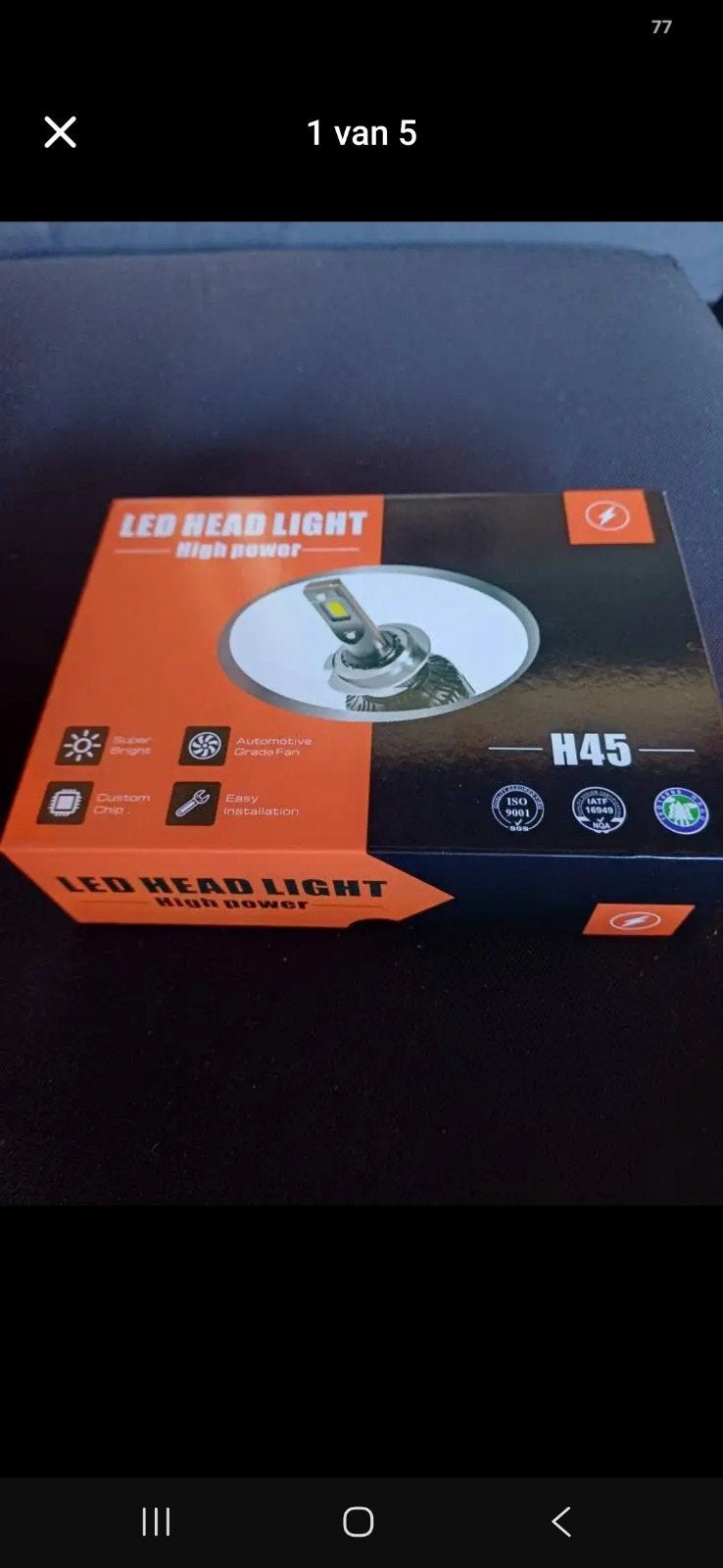 Nieuwe LED Koplampen H45, Ophalen of Verzenden, Nieuw, Universele onderdelen