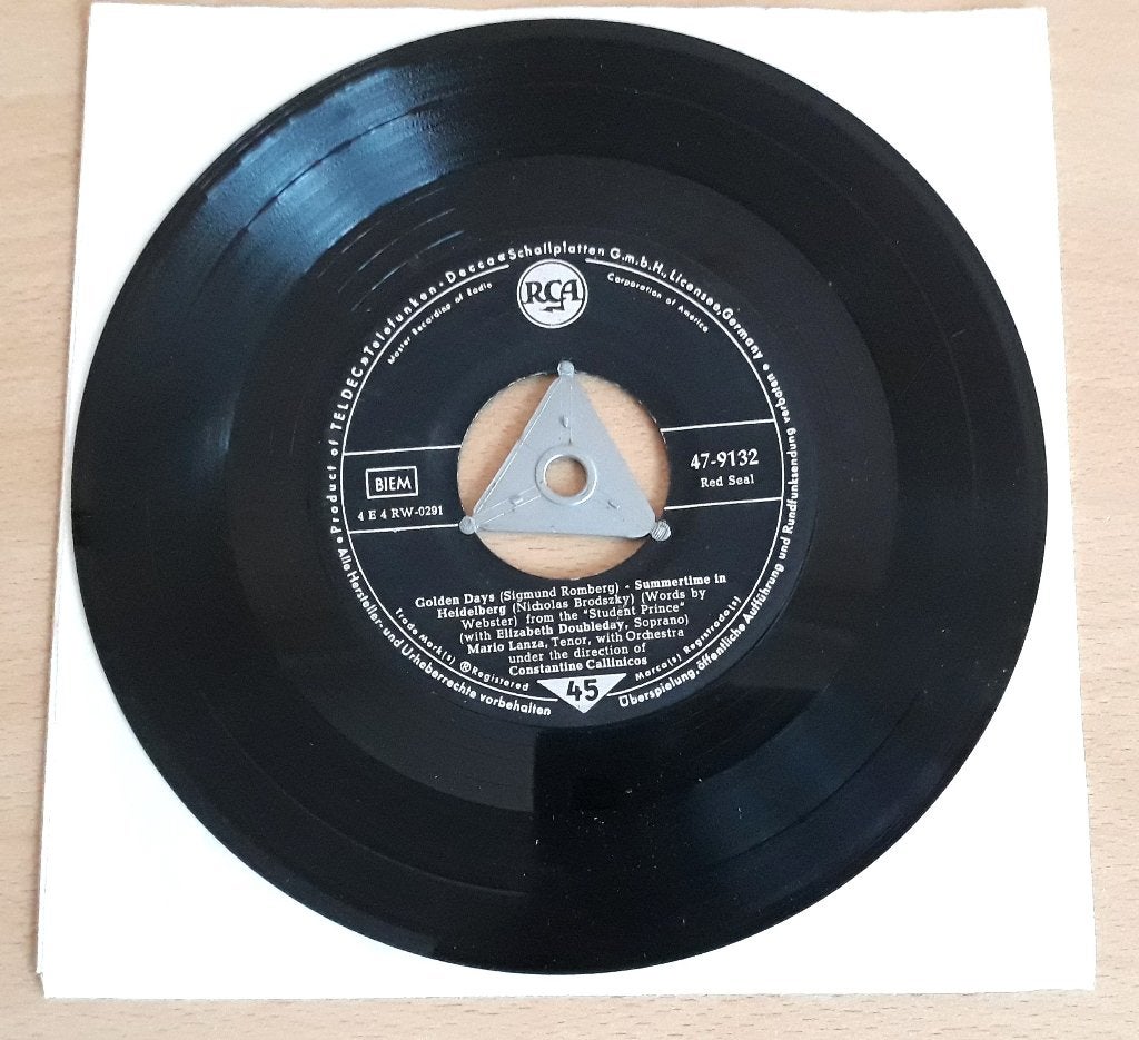 Mario Lanza – Drink, Drink, Drink - RCA Victor – 47-9132, Gebruikt, 7 inch, Ophalen of Verzenden, Romantiek