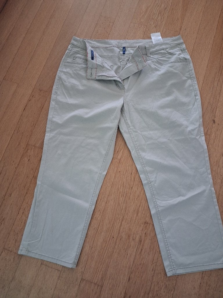 CECIL Broek - 36, Cecile, Beige, Maat 46/48 (XL) of groter, Nieuw