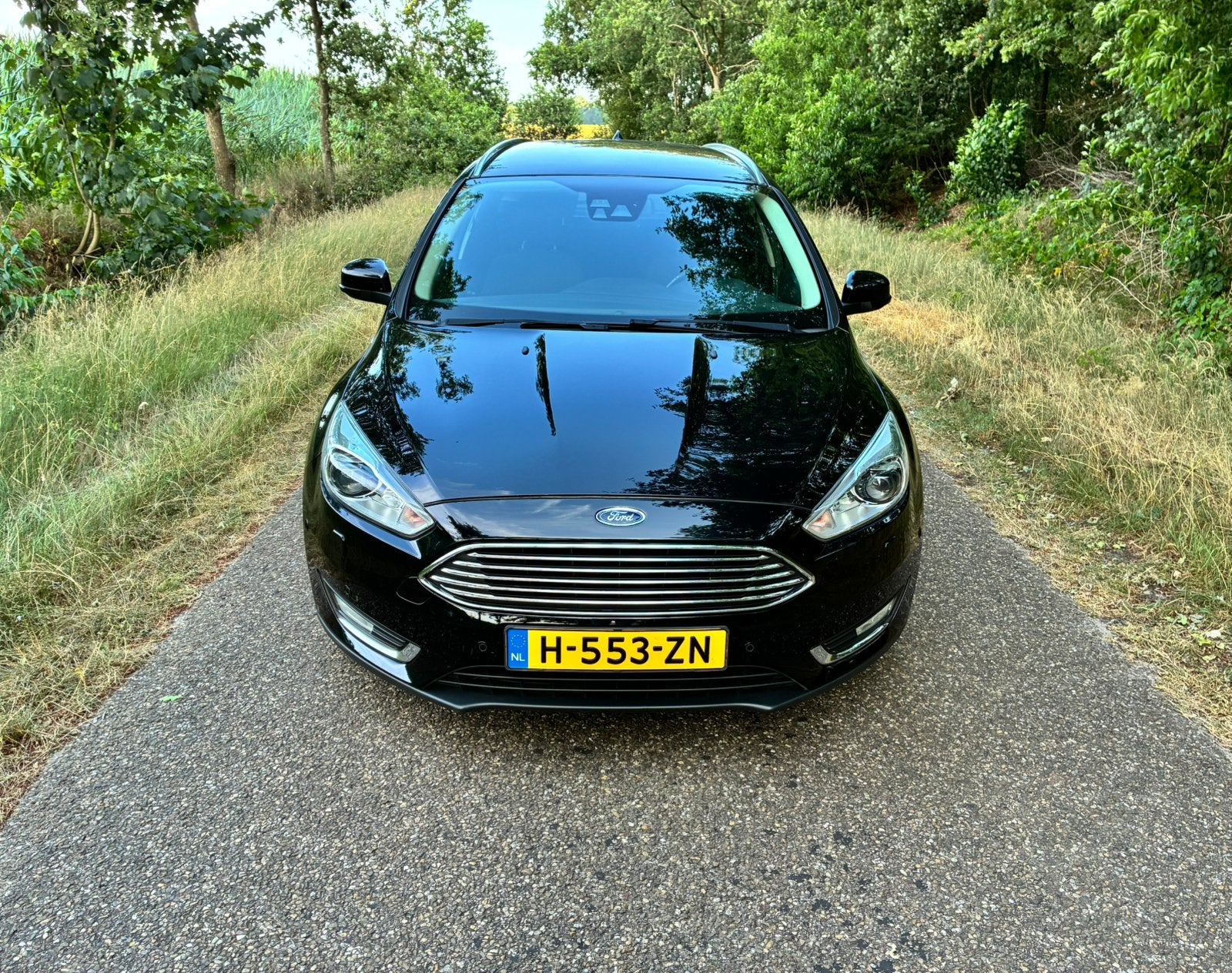 Ford Focus 1.0 Ecoboost 125pk 2015 Zwart Titanium X, Auto's, 125 pk, Zwart, Handgeschakeld, 1216 kg
