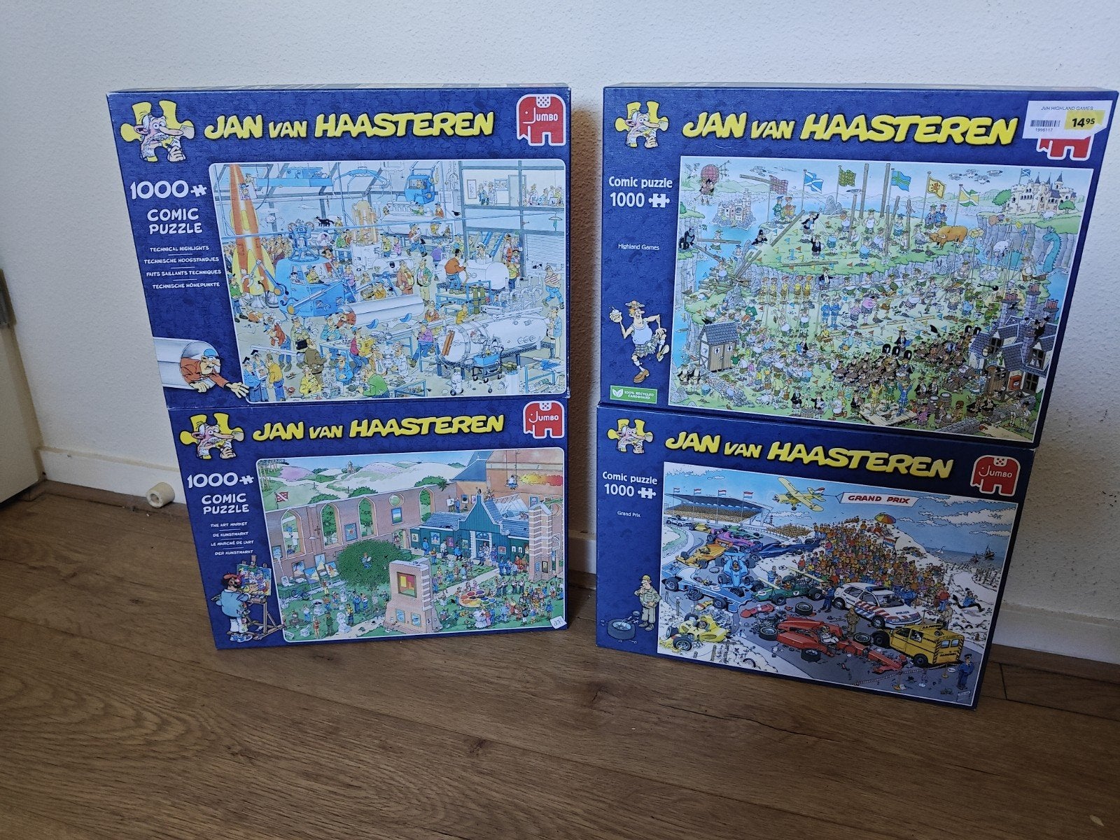 Jan van Haasteren puzzels te koop, Ophalen of Verzenden, 500 t/m 1500 stukjes, Zo goed als nieuw, Legpuzzel