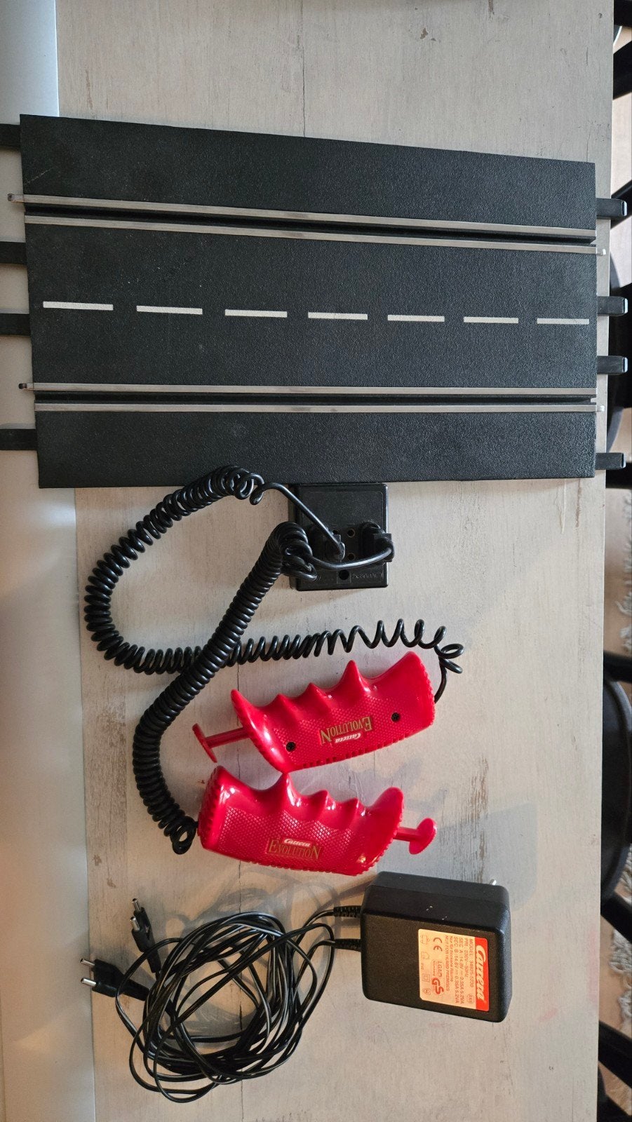 Carrera Evolution Racebaan Onderdelen met Controllers, Gebruikt, Onderdelen, Carrera, Ophalen of Verzenden