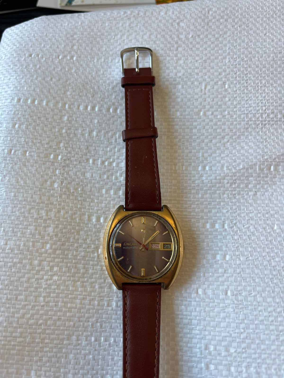 Vintage Enicar Automatisch Polshorloge - Jaren '60, Sieraden, Tassen en Uiterlijk, Overige materialen, Met bandje, Polshorloge