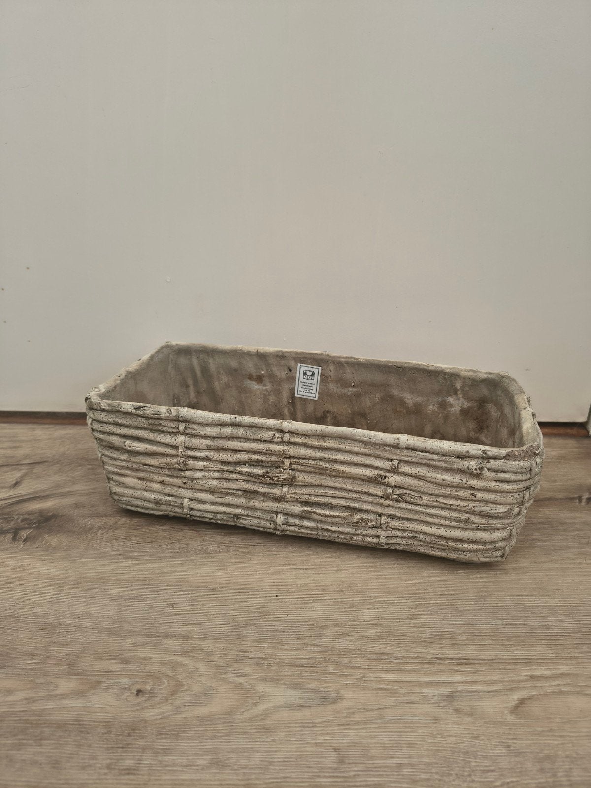 Prachtige TS Collection Plantenbak betonlook takkenstructuur, Onb, Minder dan 60 cm, Ophalen of Verzenden, Onb