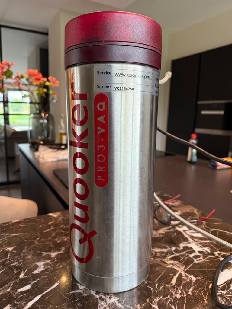 Quooker PRO3-VAQ boiler - 3 liter, 1600W, 2 liter of meer, Ophalen, Gebruikt, Rvs