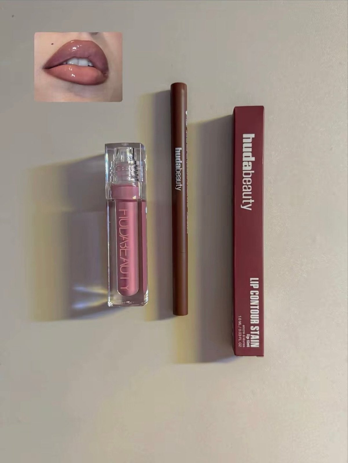 Huda Beauty Lip combo, Verzenden, Nieuw, Make-up, Overige kleuren