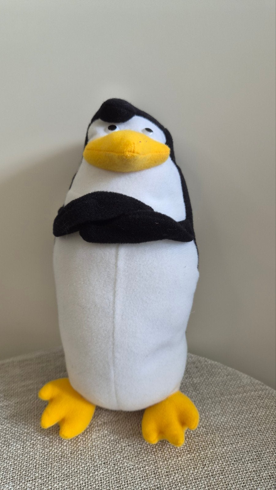 Madagascar Skipper Pinguïn Knuffel, Pinguïn, Overige merken, Overige karakters, Zwart