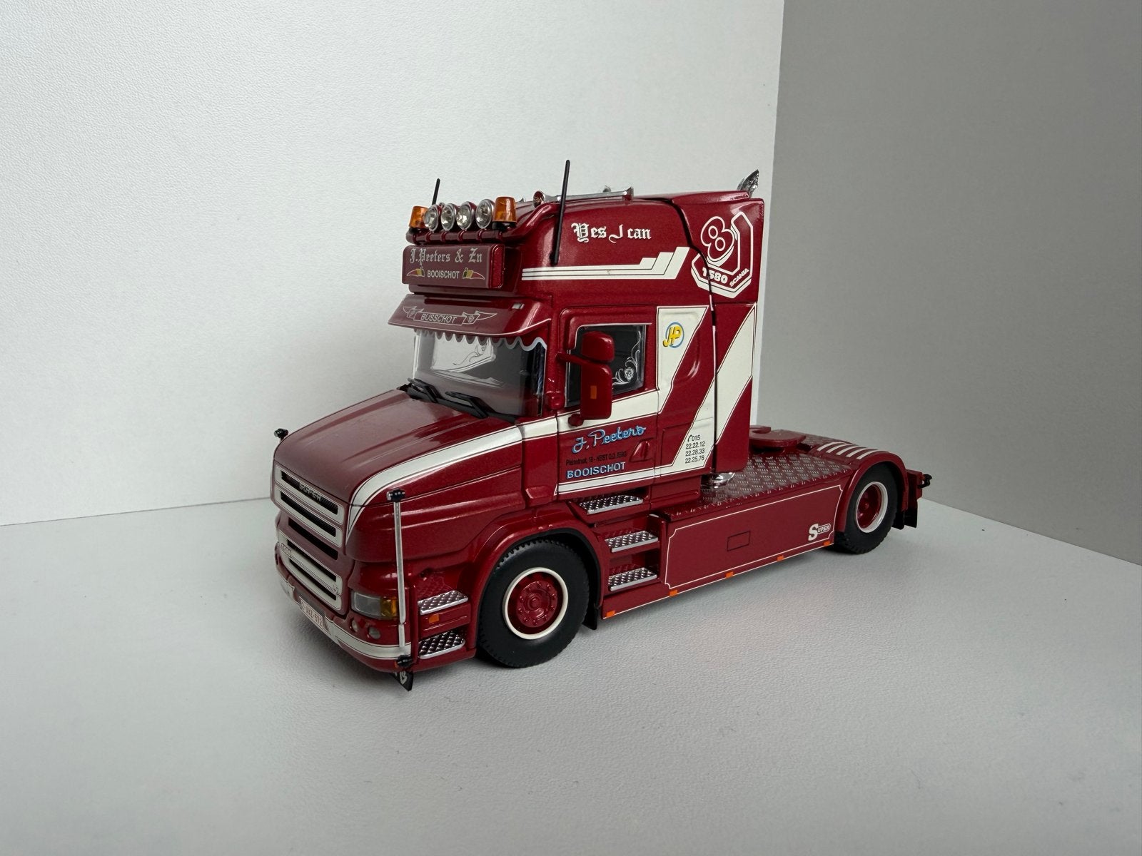 Tekno Scania T580 J. Peeters & Zn Booischot 1:50, Ophalen, Nieuw, Bus of Vrachtwagen, Tekno