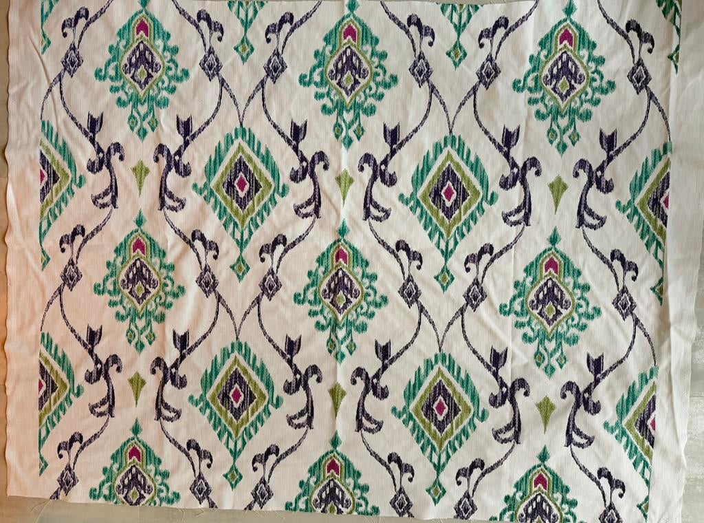 Jf Fabrics stof uit de Arabesque Book, patroon Cali 59J671, Hobby en Vrije tijd, Stoffen en Lappen, Wit, Nieuw, Ophalen of Verzenden