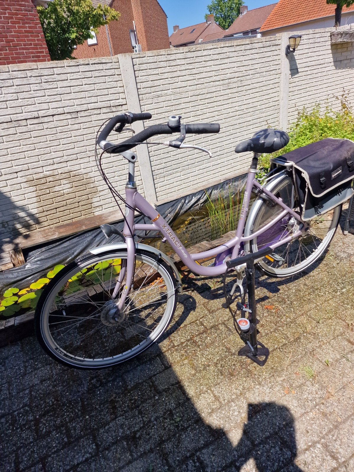 Damesfiets Xtract Liberty - Lichtpaars met lage instap, Velgrem, 50 tot 53 cm, Ophalen, Overige merken