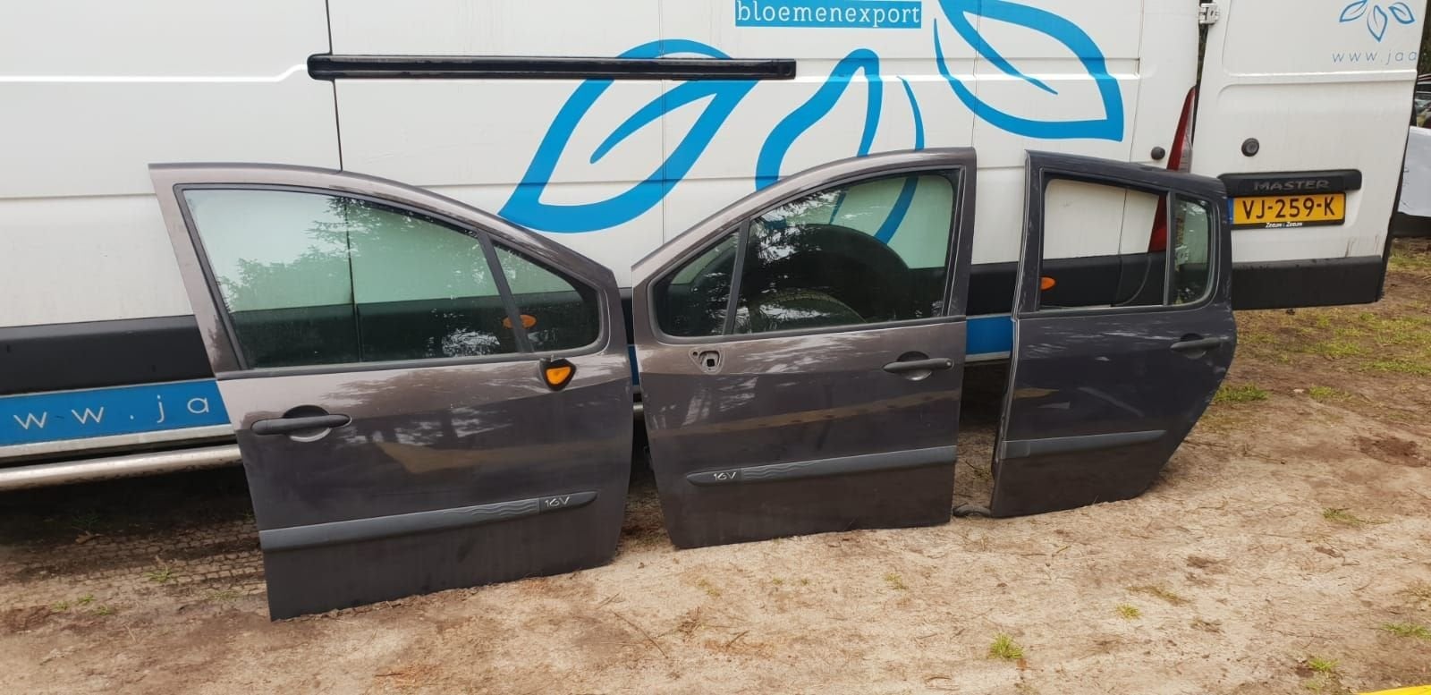 RENAULT MODUS PORTIEREN 3 STUKS BJ 2007, Auto-onderdelen, Gebruikt, -, Deur, -